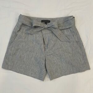 Banana Republic Grey Linen Cotton Shorts